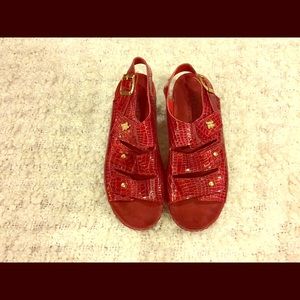 ❤️ H Elle  sandals - size 7- red ❤️